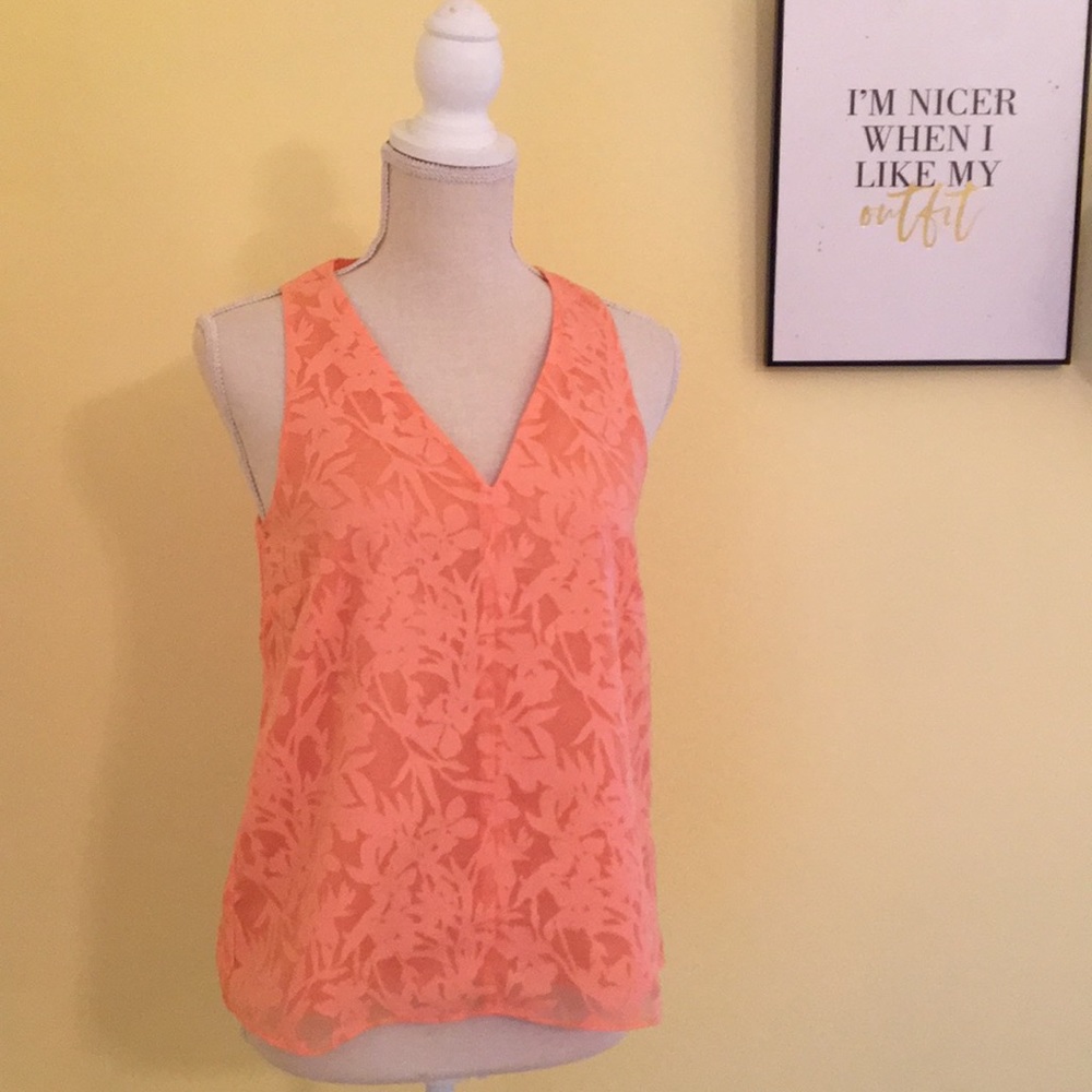 Banana Republic Sleeveless V-Neck Blouse